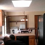 Bulkhead cabinets are gone
