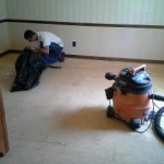 dining room carpet gone